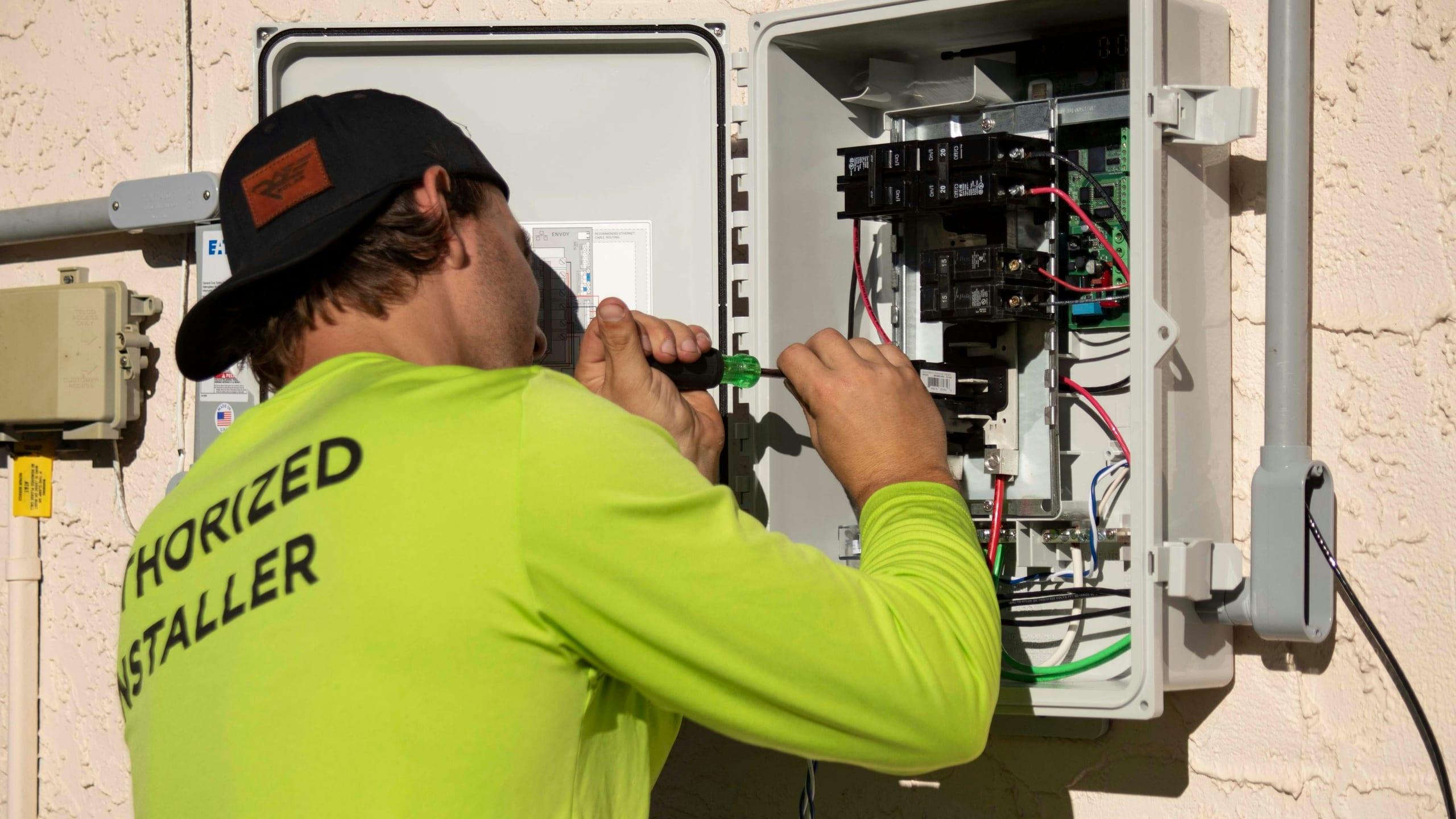 Commercial electrical wiring and panel work